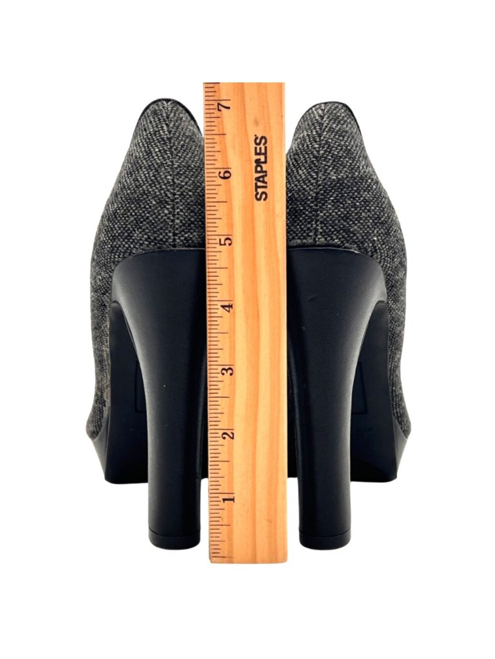 Christian Siriano For Payless Gray Platform Peep-Toe Heels Womens Size 8.5 New - Picture 9 of 15